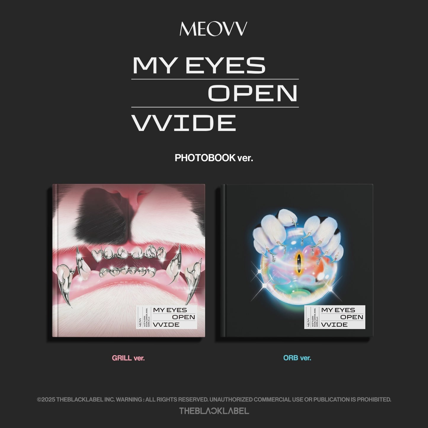 MEOVV 1ST EP 앨범 MY EYES OPEN VVIDE (포토북 버전)