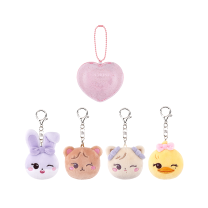 BLACKPINK [DEADLINETOUR] Plush Face Keyring + Case