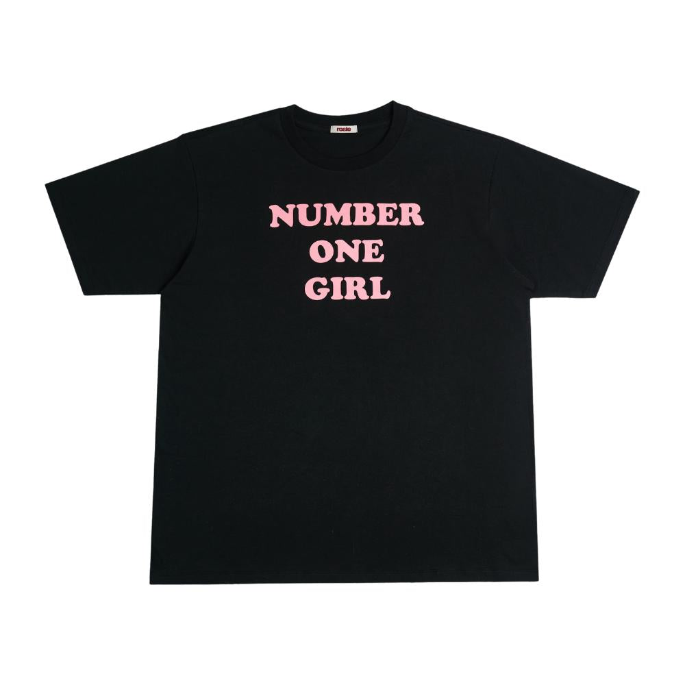 Rosie Number One Girl T-Shirt - Short Sleeve Crew Neck (One Size Fits Most)