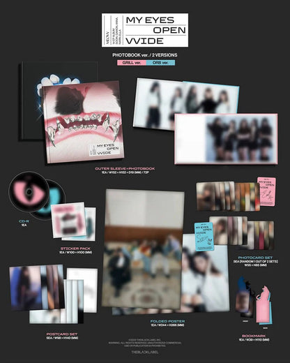 MEOVV 1ST EP 앨범 MY EYES OPEN VVIDE (포토북 버전)