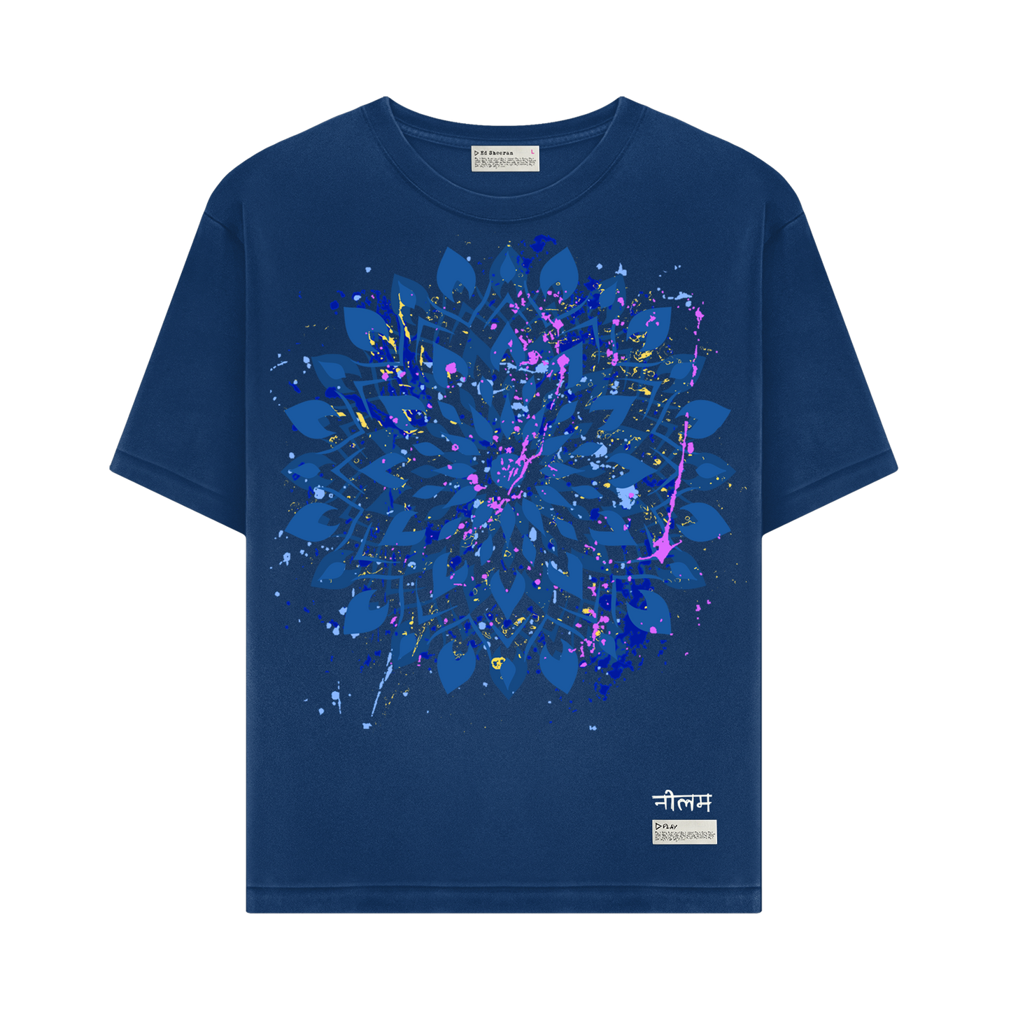 Ed Sheeran Sapphire Blue T-shirt - MEDIUM ONLY